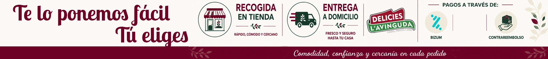 Producto de proximidad en Delicies L'Avinguda de Terrassa