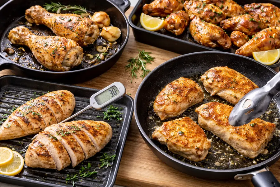 Foto 2 Cuánto tiempo necesita cada parte del pollo para cocinarse correctamente