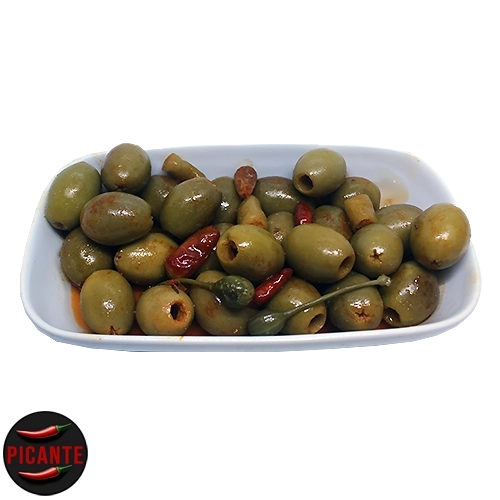9-Aceitunas ¨Bomba¨ picante 1/2kg.-Carnicería Delicies l'Avinguda Terrassa