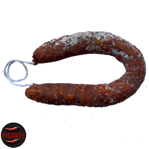 308-Chorizo de Avila picante, 1 herradura 400gr.-Carnicería Delicies l'Avinguda Terrassa