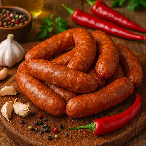 Chorizos caseros picantes 1/2kg. - Delicies l'Avinguda-Terrassa - 3 Foto