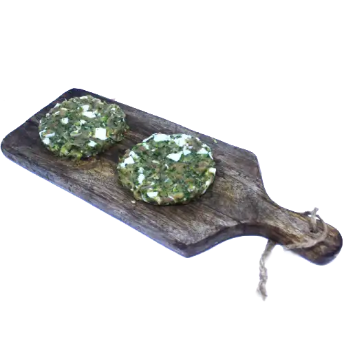 Hamburguesas de pollo, espinacas y queso de cabra - Delicies l'Avinguda-Terrassa - 2 Foto