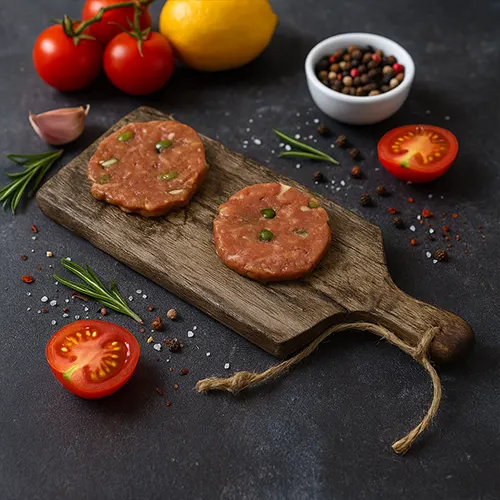 Hamburguesas de pollo y espárragos trigueros (2u) - Delicies l'Avinguda-Terrassa - 2 Foto