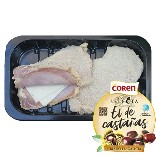 354-Libritos de cerdo de castañas con jamón y queso-Carnicería Delicies l'Avinguda Terrassa