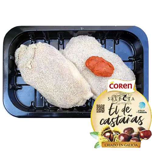 Sin gluten Libritos de cerdo castañas y sobrasada - Delicies l'Avinguda-Terrassa - 2 Foto