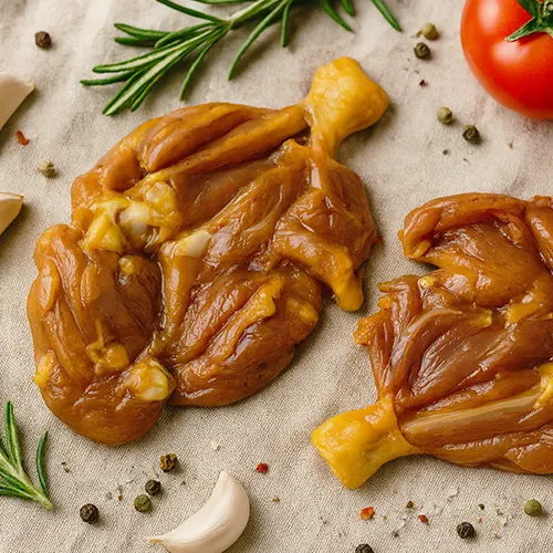 Muslos de pollo abiertos y con hueso (2 uni) - Delicies l'Avinguda-Terrassa - 3 Foto