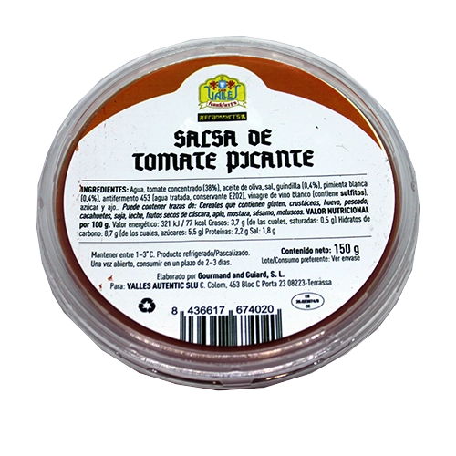 Salsa Tomate Picante - Delicies l'Avinguda-Terrassa - 2 Foto