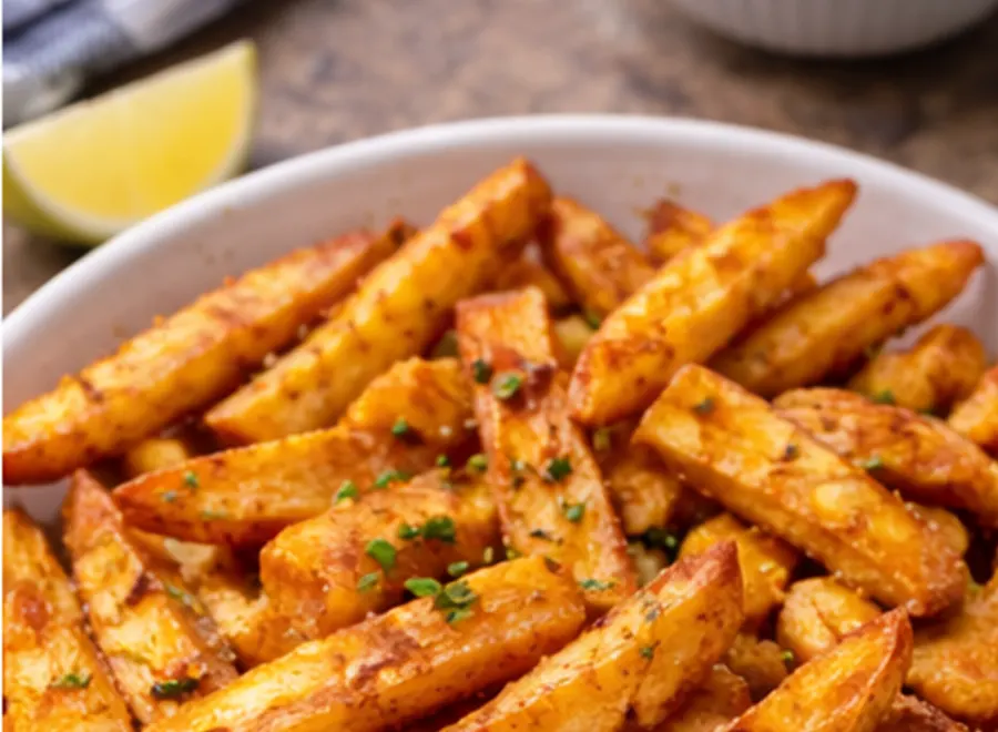 Boniato crujiente en airflyer- Receta 177