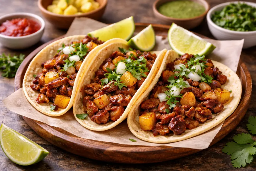 Receta Taco al pastor