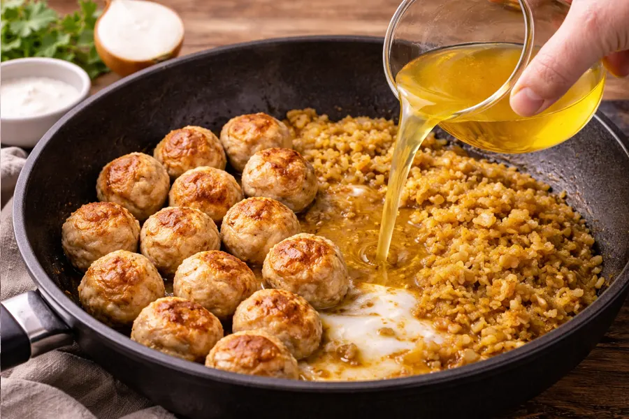 Foto 3 Albóndigas de pollo al curry