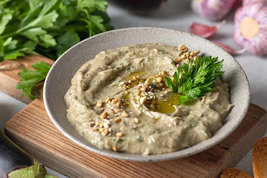 Foto 3 Baba Ganoush (crema de berenjena asada)