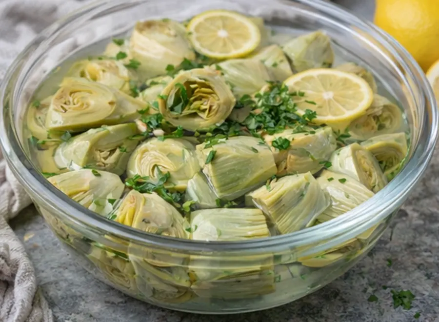 Foto 2 Alcachofas con gambas