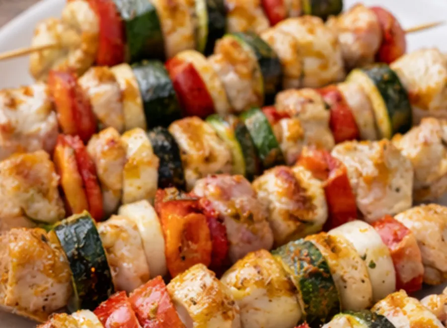 Foto 3 Brochetas mixtas para hacer en familia