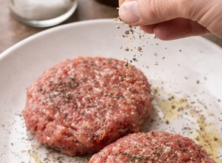 Hamburguesas jugosas en la airfryer - Receta 173