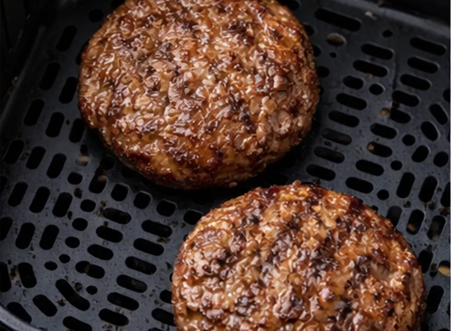 Foto 2 Hamburguesas jugosas en la airfryer 