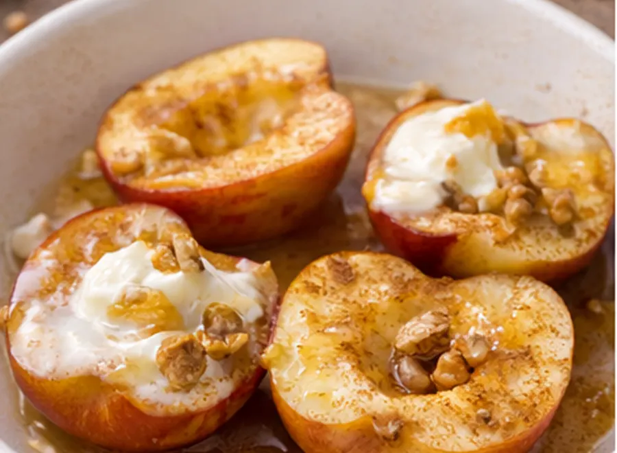 Foto 3 Manzana asada en la freidora de aire