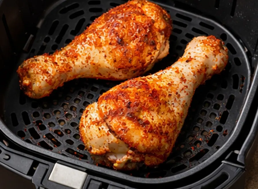 Foto 2 Muslos de pollo crujientes en la airflyer