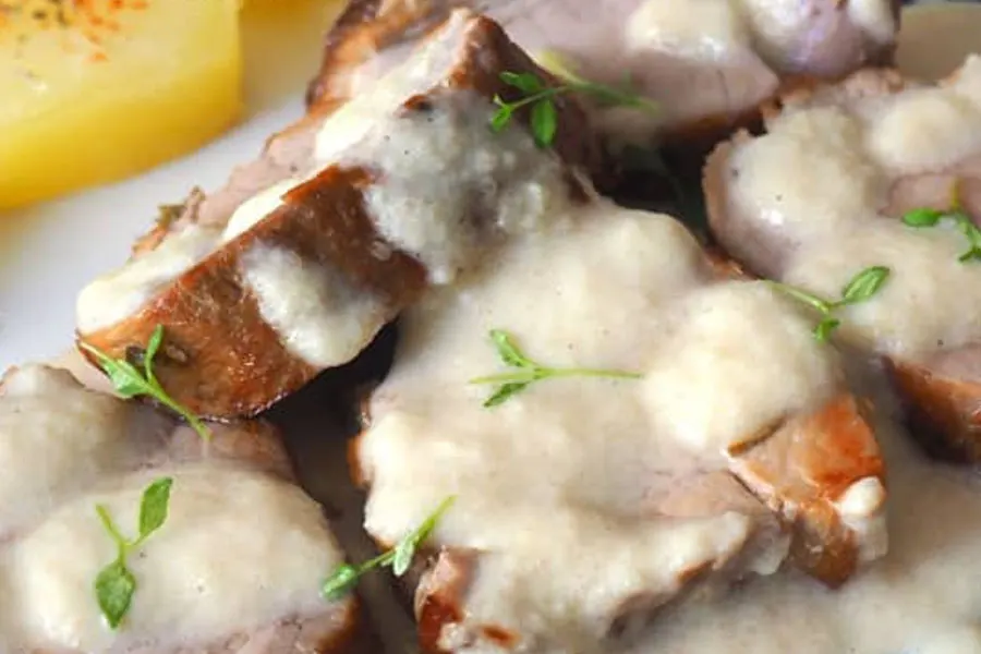 Solomillo en salsa de almendras- Receta 153