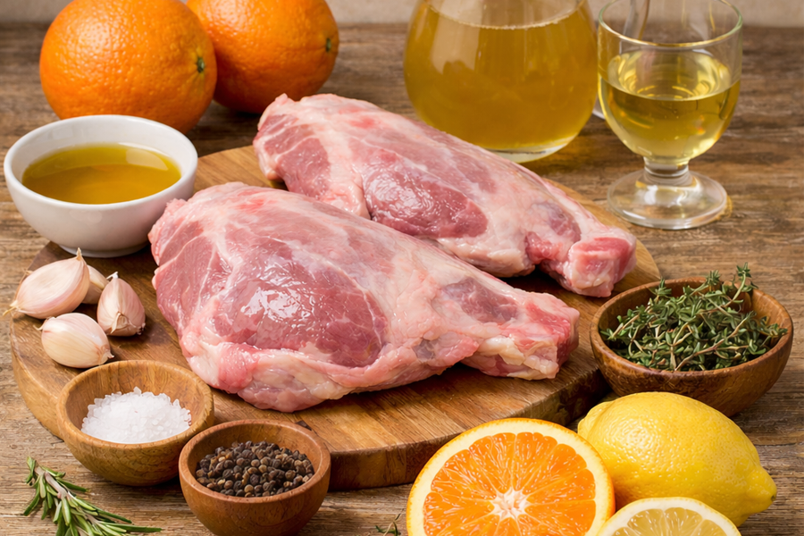 Foto 2 Paletilla de cordero al horno con salsa cítrica