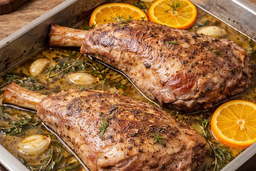 Foto 3 Paletilla de cordero al horno con salsa cítrica