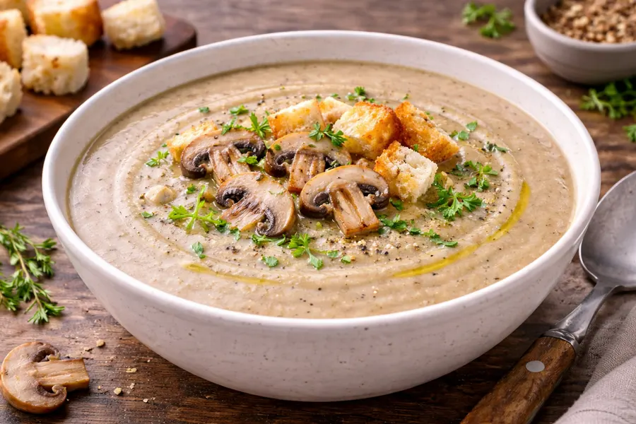 Foto 3 Crema de champiñones casera