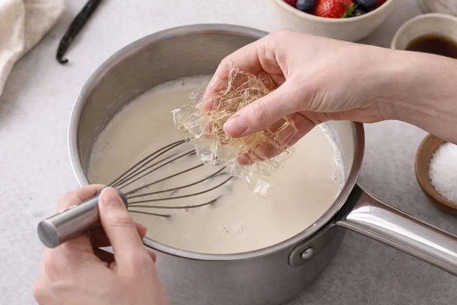 Foto 3 Panna cotta con frutos rojos (receta italiana)