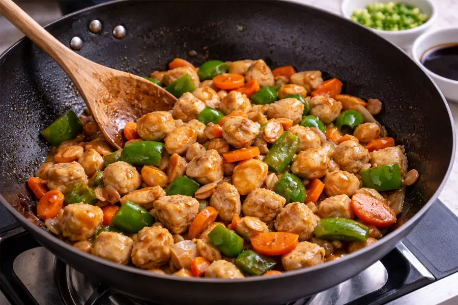 Foto 3 Pollo con almendras 