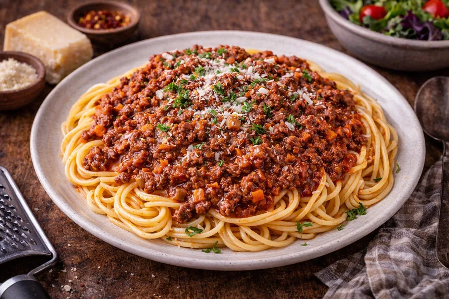 Ragú de ternera para pasta (estilo boloñesa 100 % ternera)- Receta 238