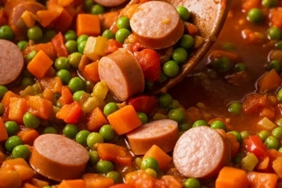 Foto 3 Salchichas de Frankfurt a la jardinera