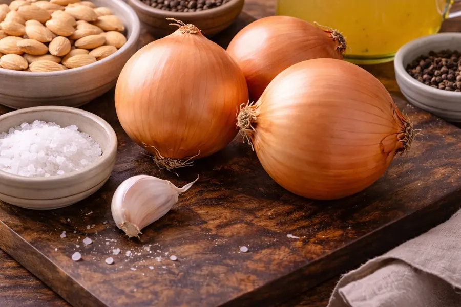 Foto 2 Salsa de cebolla asada y almendra