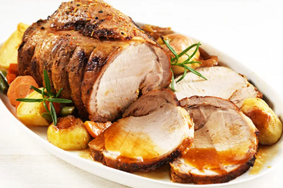 Foto 3 Solomillo de cerdo al horno con hierbas y mostaza