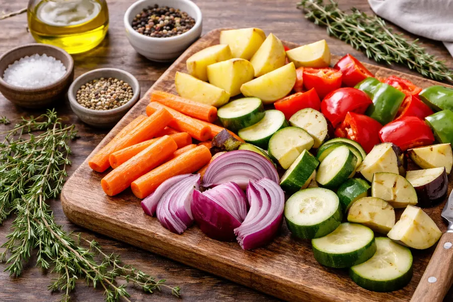 Receta Verduras asadas al horno
