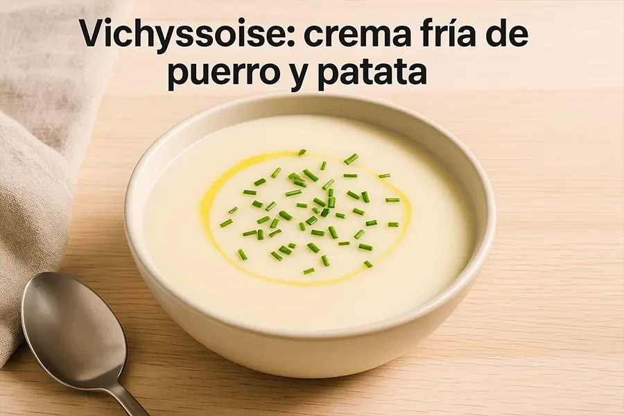 Vichyssoise: crema fría de puerro y patata- Receta 129