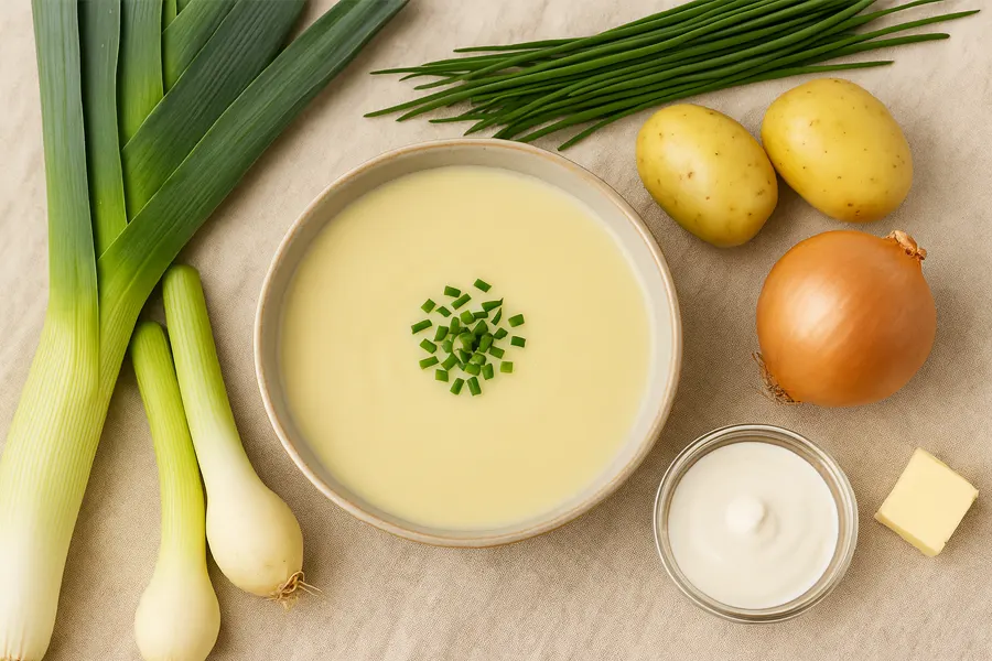 Foto 3 Vichyssoise: crema fría de puerro y patata