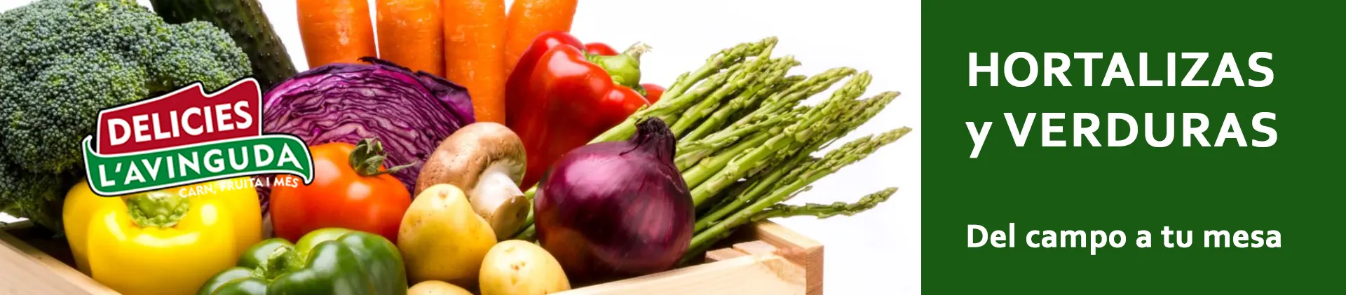 Hortalizas y verduras en Delicies L'Avinguda de Terrassa